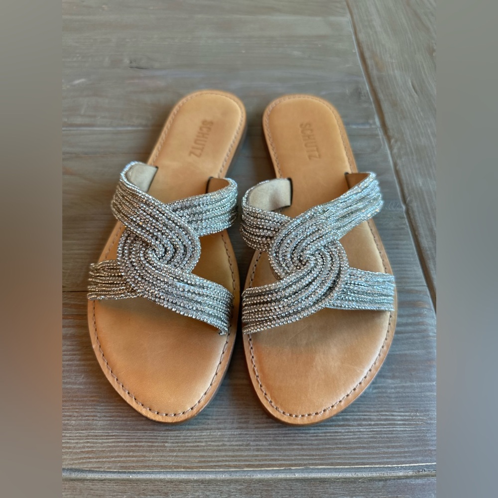 Schutz Rita Glam Sandal/Size 8.5